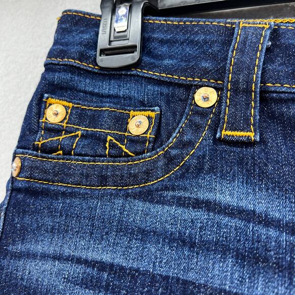 True Religion Jeans Women's 28 (6) Blue Hi-Rise Legging Ankle Skinny Preppy - Picture 4 of 14